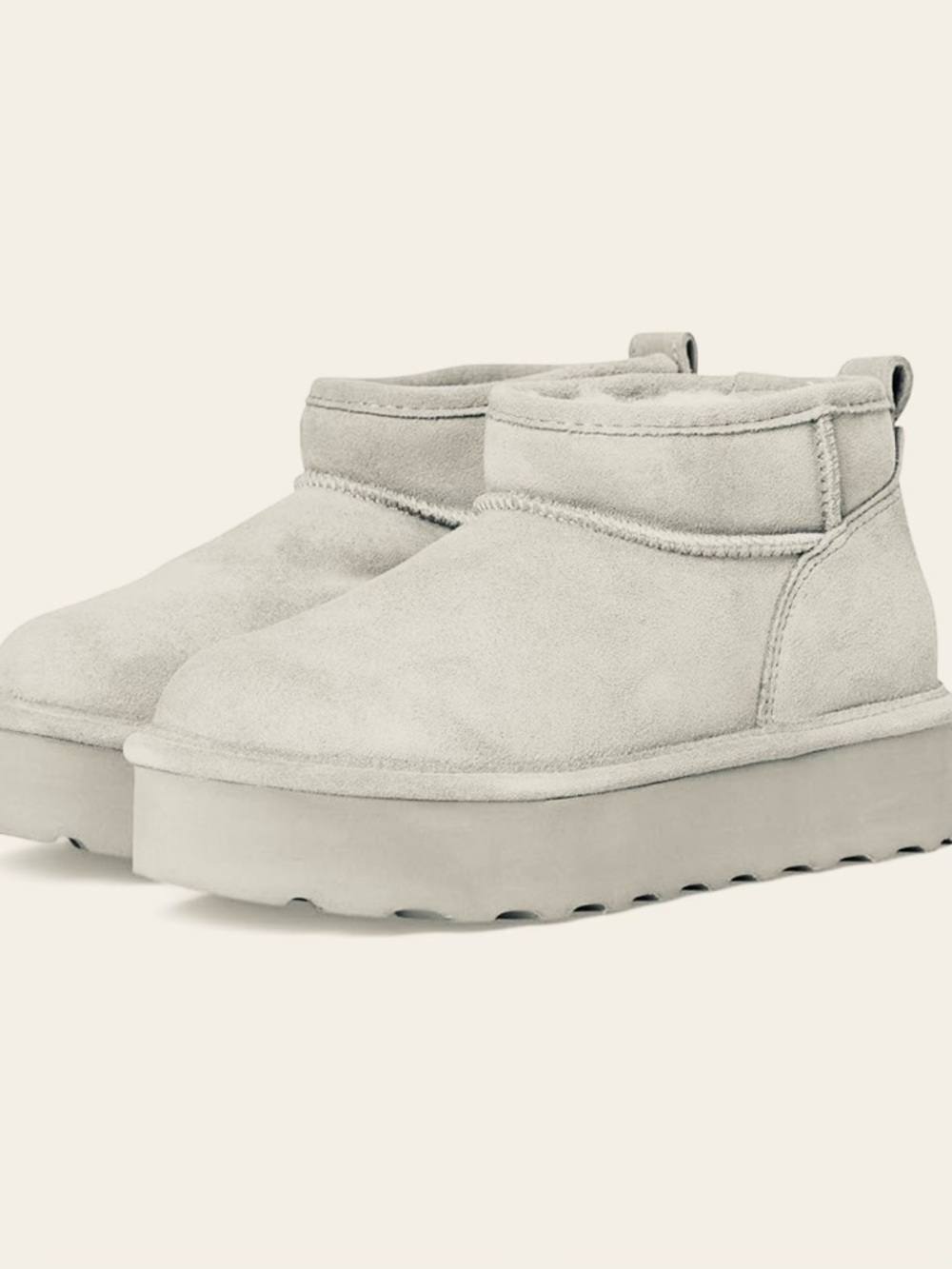 Olivia and Kate short platform suede boots size 11